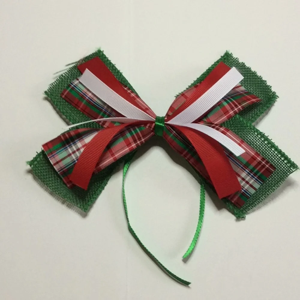 Christmas Bows Qty 12 for Gifts Baskets Presents handmade